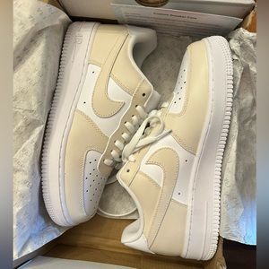 Beige Brown AF1 Custom Air Force 1